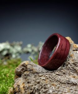Drevený prsteň - Amaranth